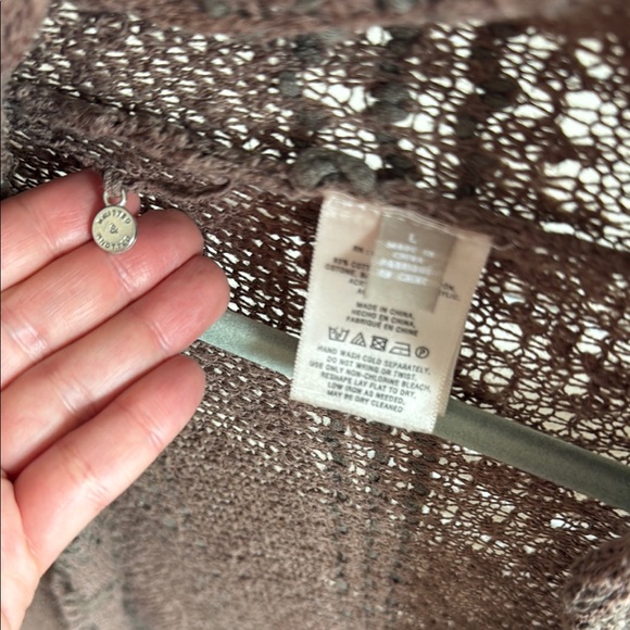 Anthropologie Brown Draped Cardigan Sweater - Picture 2 of 3